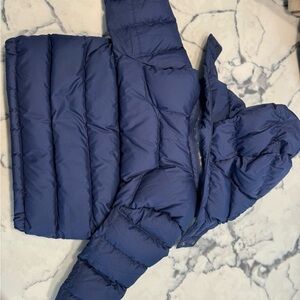 Polo puffer jacket baby boy blue 18 months